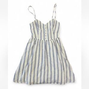 Abercrombie & Fitch Blue and White Striped Dress